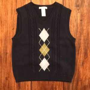 TWO Janie and Jack Boys Sweater Vests size 6